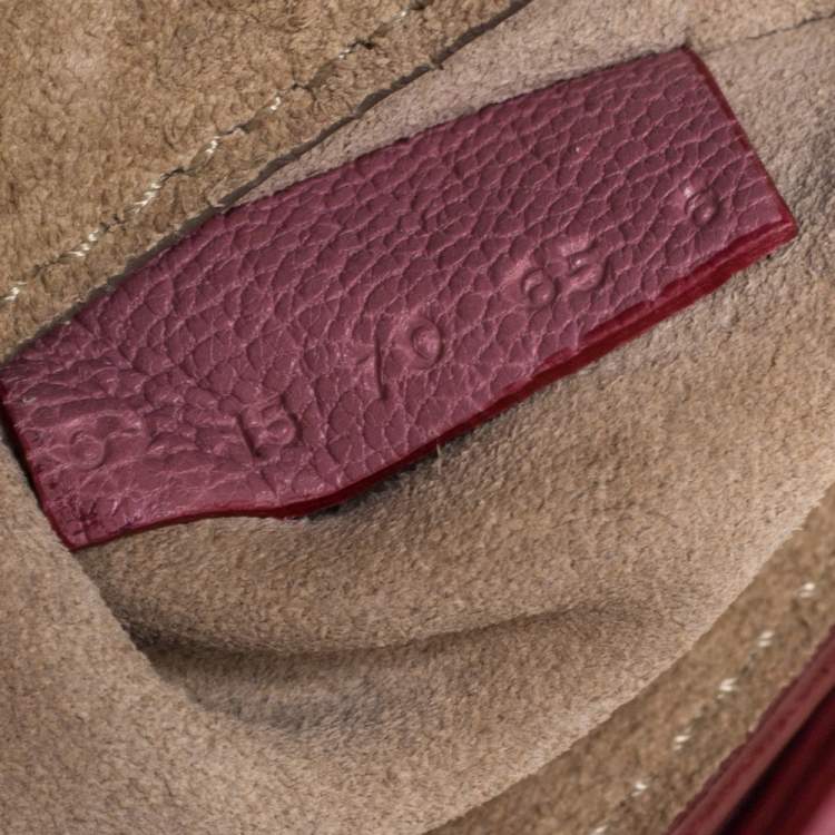 Pre Owned Chloe Pink Leather Mini Drew Shoulder Bag