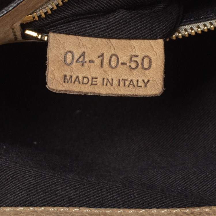 Pre Owned Chloe Beige Leather Sally Medium Shoulder Bag