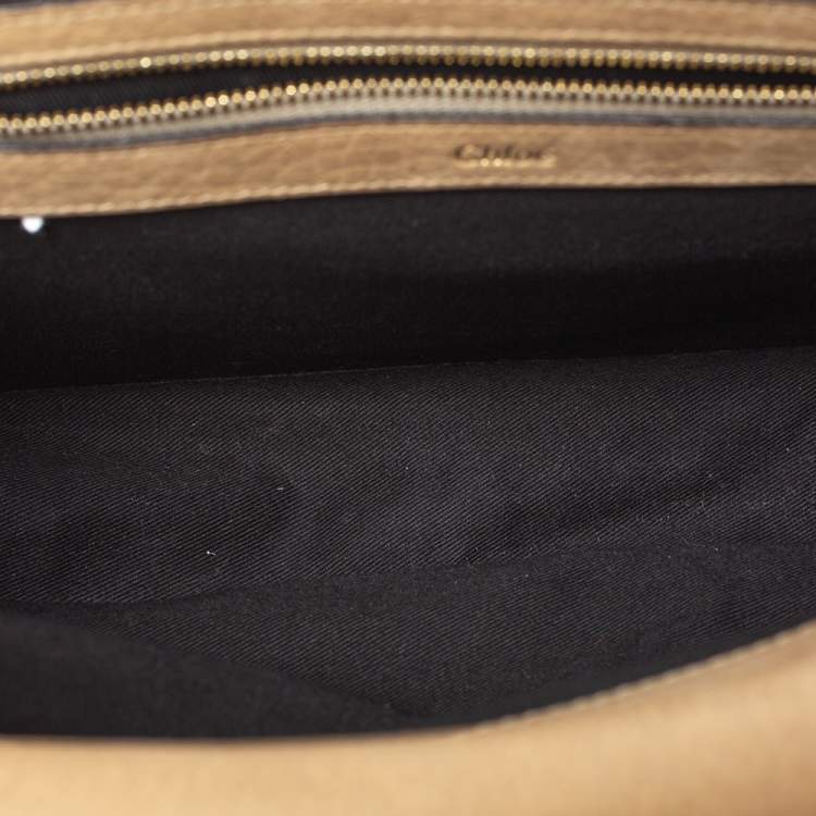 Pre Owned Chloe Beige Leather Sally Medium Shoulder Bag