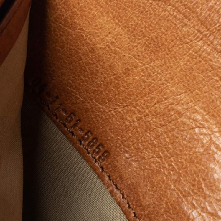 Pre Owned Chloe Tan Leather Continental Wallet