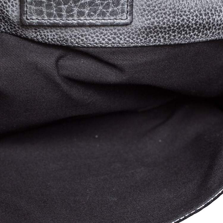 Pre Owned Chloe Black Leather Medium Sally Flap Shoulder Bag