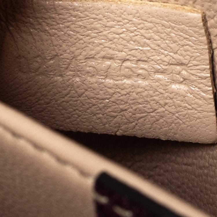Pre Owned Chloe Burgundy Leather Small Elsie Shoulder Bag