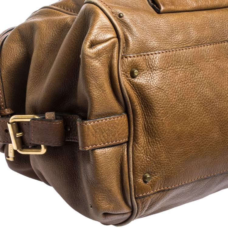 Pre Owned Chloe Brown Leather Medium Paddington Satchel