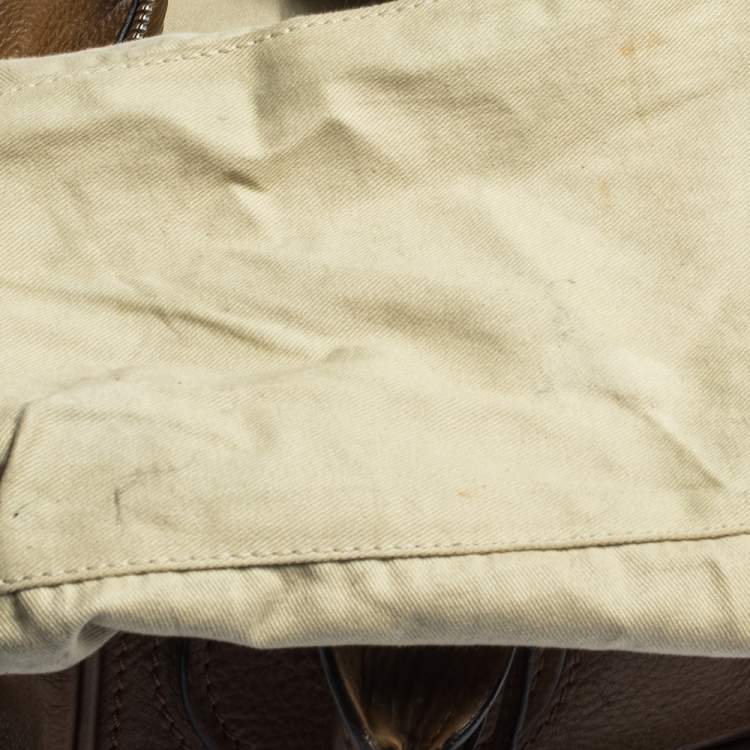 Pre Owned Chloe Brown Leather Medium Paddington Satchel