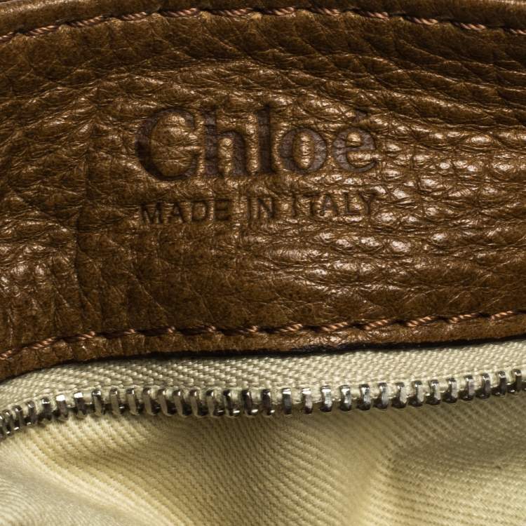 Pre Owned Chloe Brown Leather Medium Paddington Satchel