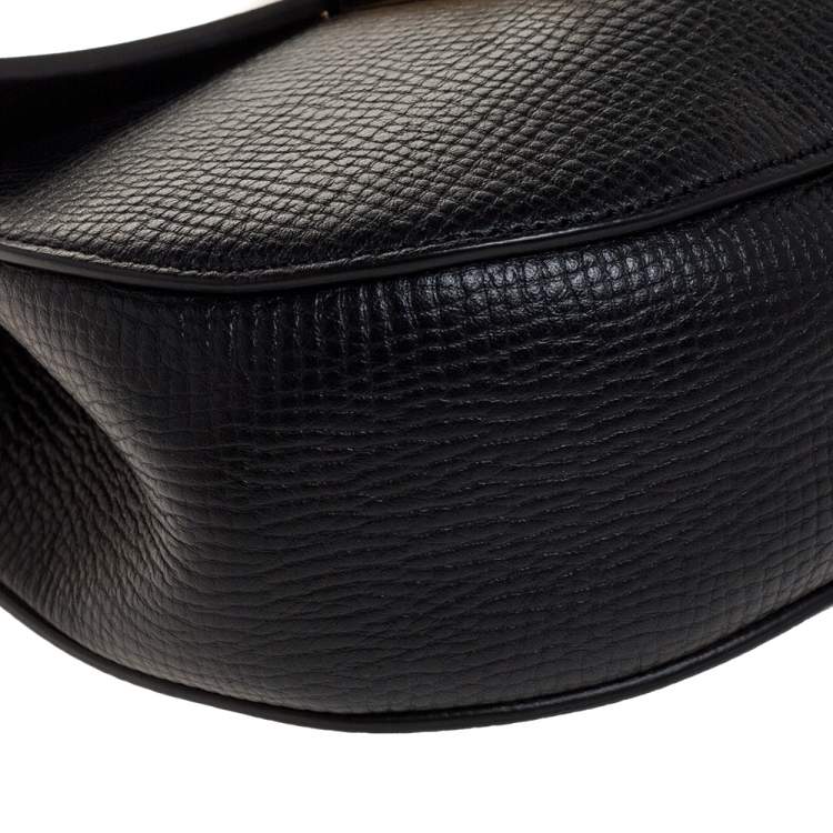 Pre Owned Chloe Black/Beige Leather Small Drew Shoulder Bag