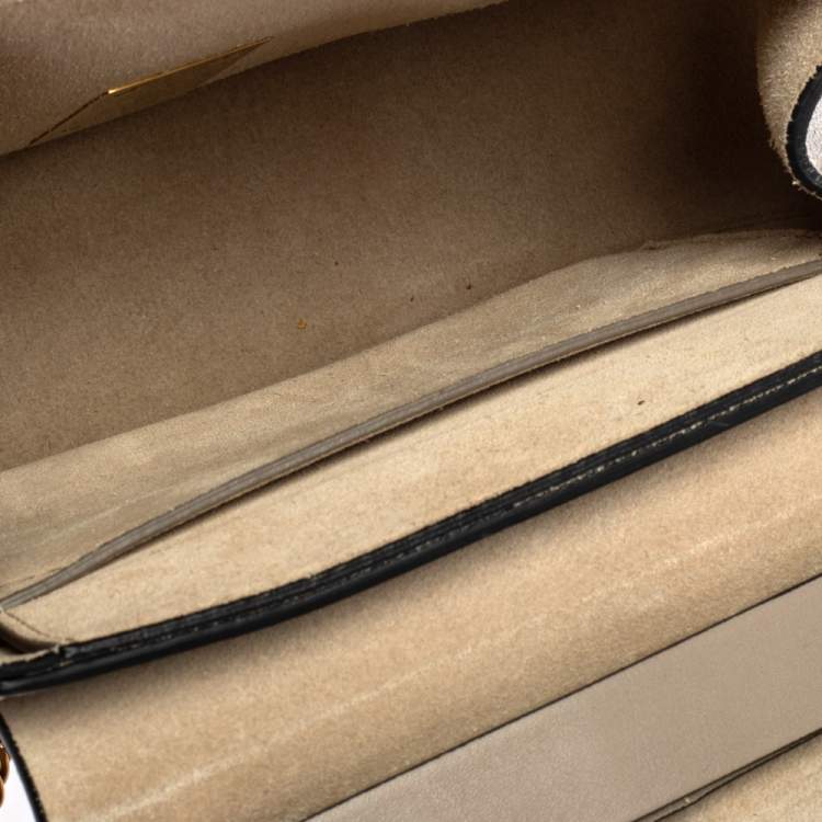 Pre Owned Chloe Beige Leather Mini Drew Shoulder Bag
