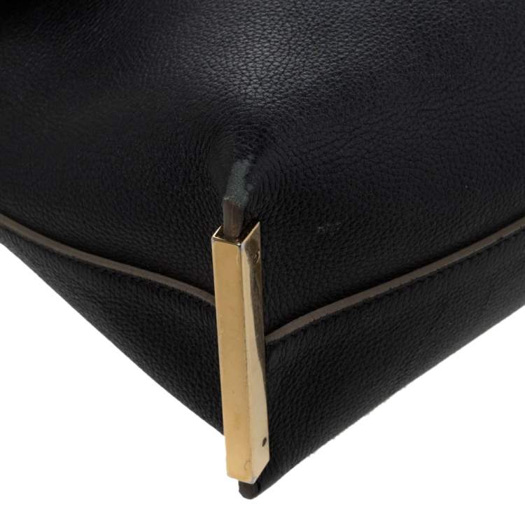 Pre Owned Chloe Tri Color Leather Medium Clare Shoulder Bag