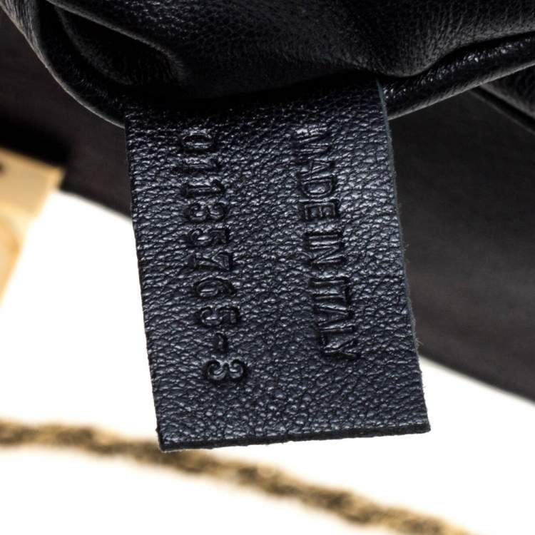 Pre Owned Chloe Black Leather Medium Elsie Shoulder Bag