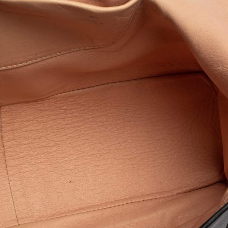 Pre Owned Chloe Dark Brown Leather Large Elsie Shoulder Bag