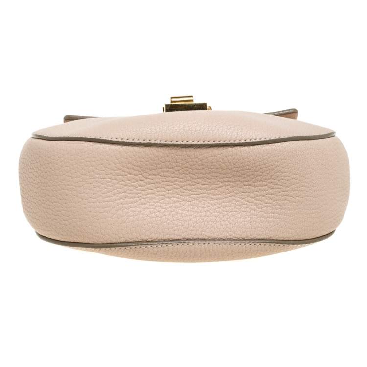 Pre Owned Chloe Beige Leather Small Drew Shoulder Bag