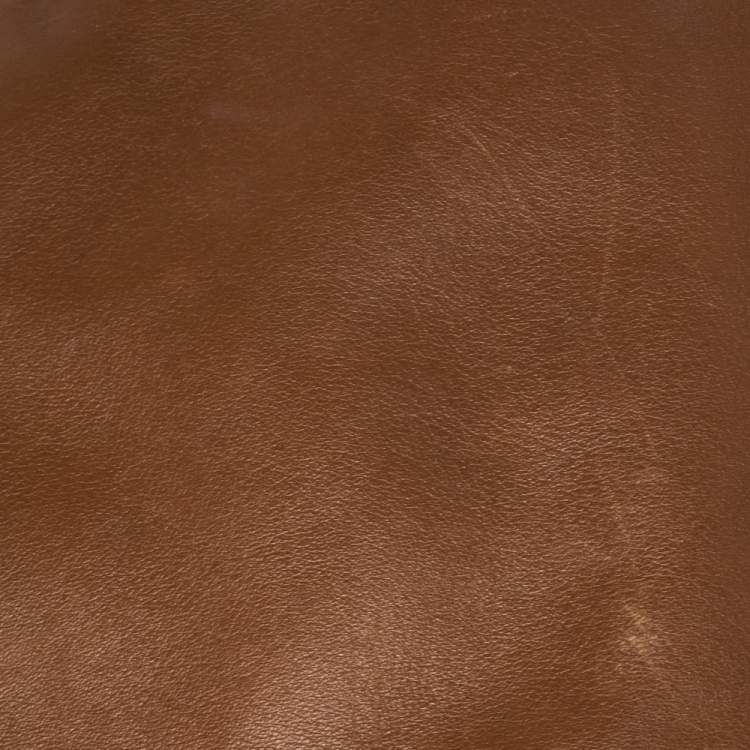 Pre Owned Chloe Brown Leather and Suede Medium Faye Shoulder Bag
