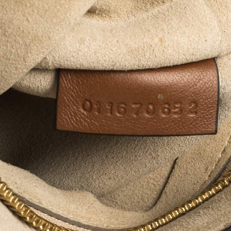 Pre Owned Chloe Brown Leather and Suede Medium Faye Shoulder Bag
