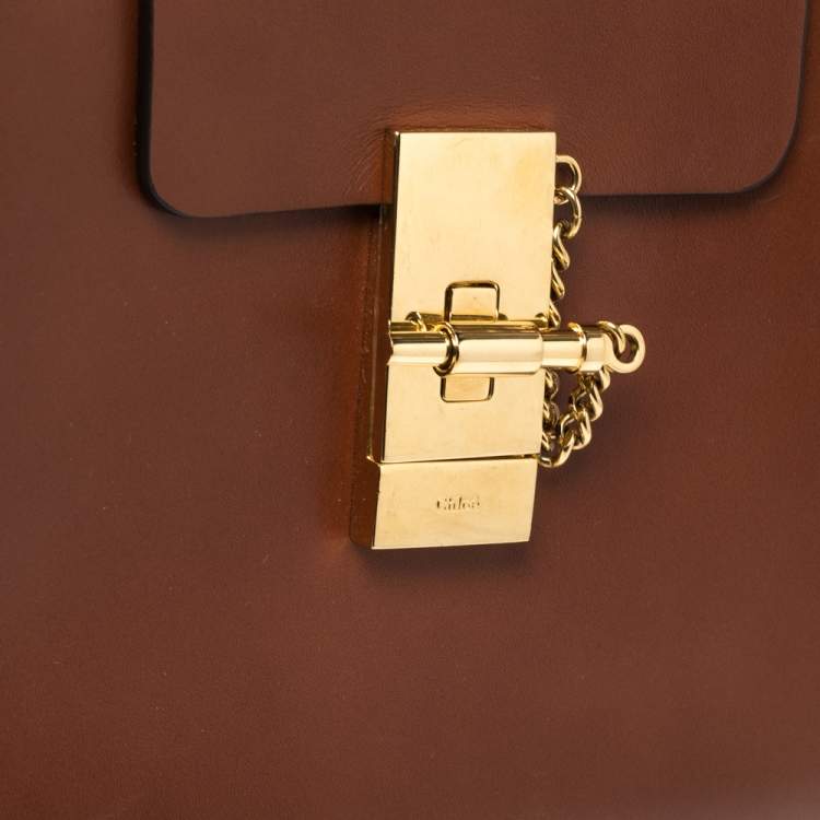 Pre Owned Chloé Brown Leather Annie Shoulder Bag