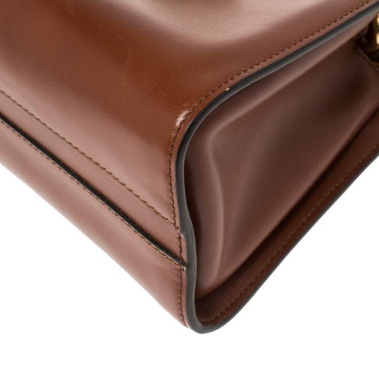 Pre Owned Chloé Brown Leather Annie Shoulder Bag