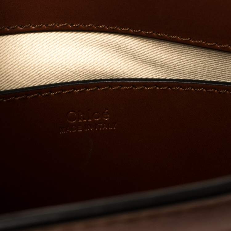 Pre Owned Chloé Brown Leather Annie Shoulder Bag