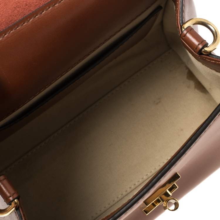 Pre Owned Chloé Brown Leather Annie Shoulder Bag