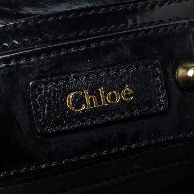 مملوكة مسبقًا Chloe Mustard Leather Gemma Satchel