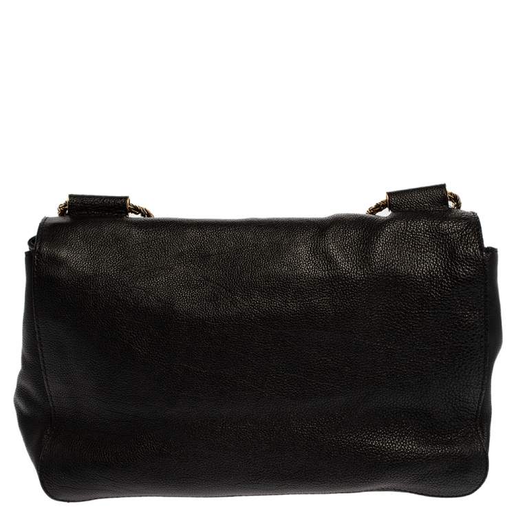 Pre Owned Chloe Back Leather Medium Elsie Shoulder Bag