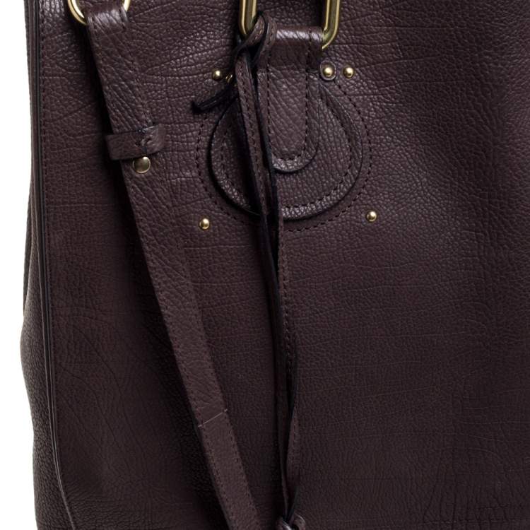 Pre Owned Chloe Brown Leather Aurore Pure Paddington Tote