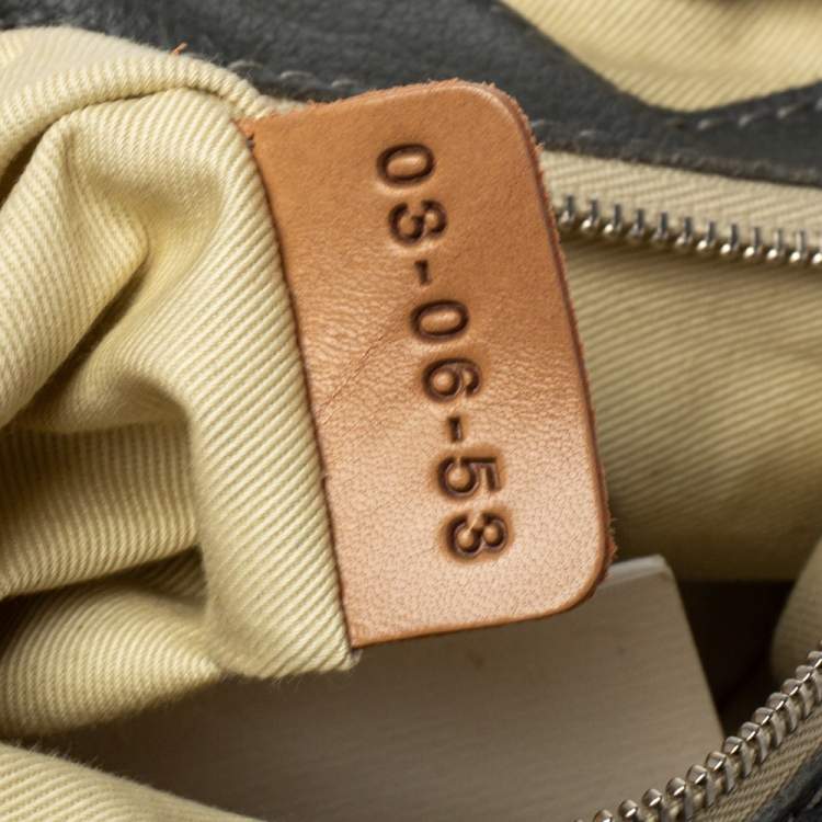 Pre Owned Chloe Olive Green Leather Medium Paddington Satchel