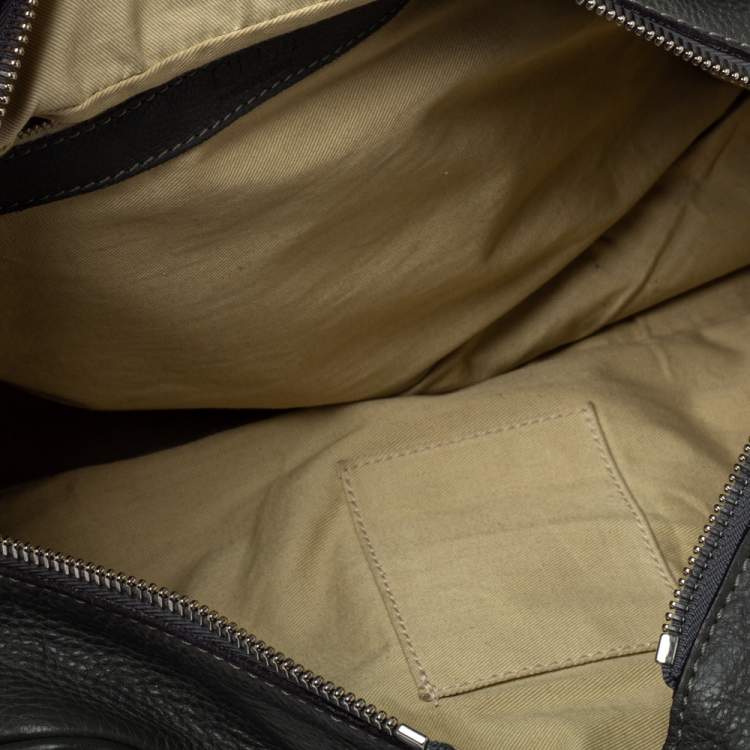 Pre Owned Chloe Olive Green Leather Medium Paddington Satchel