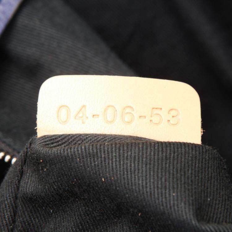 Pre Owned Chloe Navy Blue Large Paddington Tote