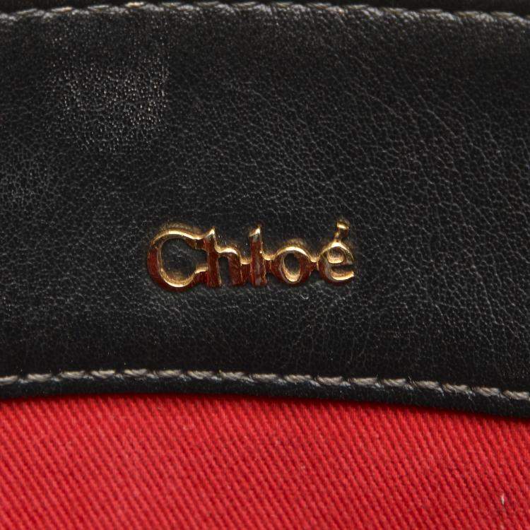 Pre Owned Chloe Black Leather Eden Crossbody Bag