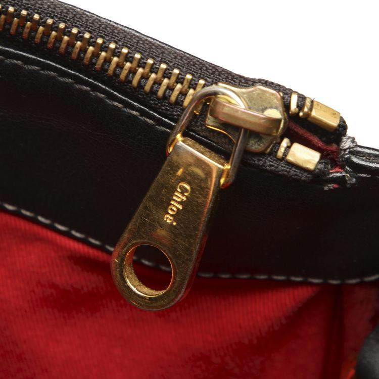 Pre Owned Chloe Black Leather Eden Crossbody Bag