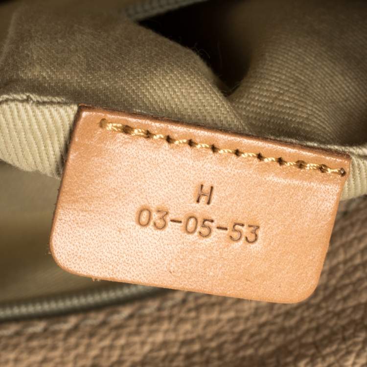 Pre Owned Chloe Beige Leather Flap Shoulder Bag