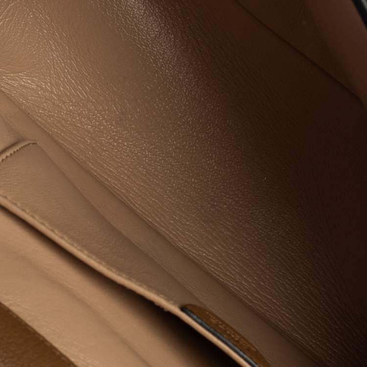 Pre Owned Chloe Brown Leather Medium Elsie Shoulder Bag