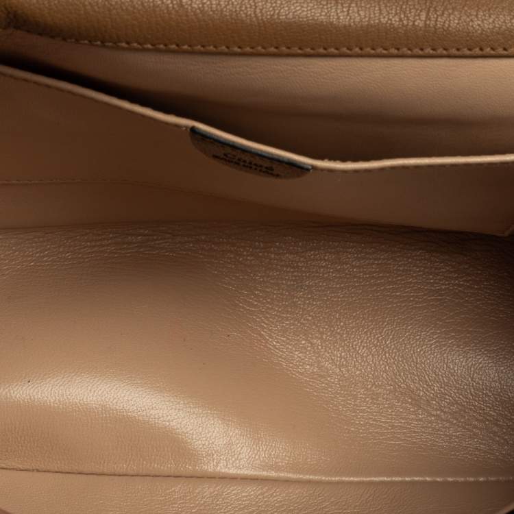 Pre Owned Chloe Brown Leather Medium Elsie Shoulder Bag