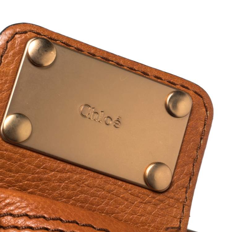 Pre Owned Chloe Brown Leather Large Paddington Satchel