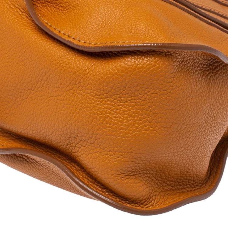 Pre Owned Chloe Tan Leather Medium Marcie Shoulder Bag