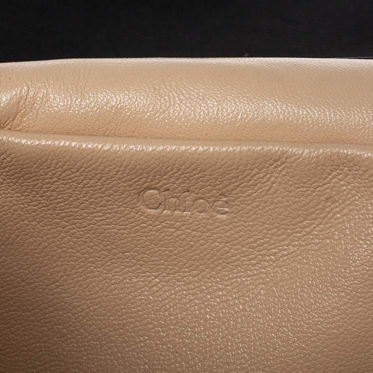 Pre Owned Chloe Black Python Large Elsie Shoulder Bag