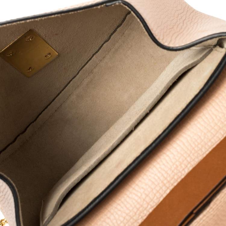 Pre Owned Chloe Beige/Brown Leather Small Drew Shoulder Bag