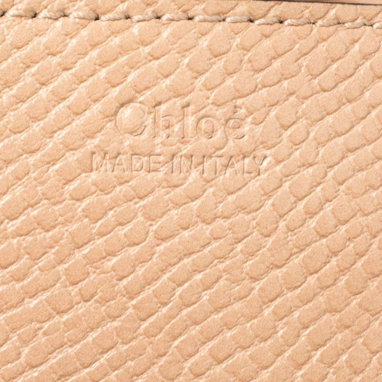 Pre Owned Chloe Beige/Brown Leather Small Drew Shoulder Bag