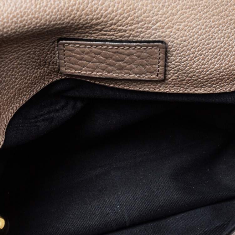 Pre Owned Chloe Beige Leather Medium Sally Flap Shoulder Bag