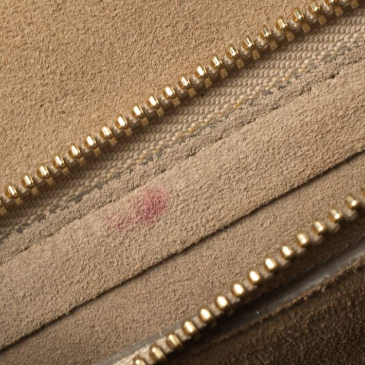 Pre Owned Chloe Red Grained Leather Large Drew Shoulder Bag