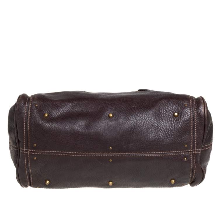 Pre Owned Chloe Brown Leather Paddington Shoulder Bag