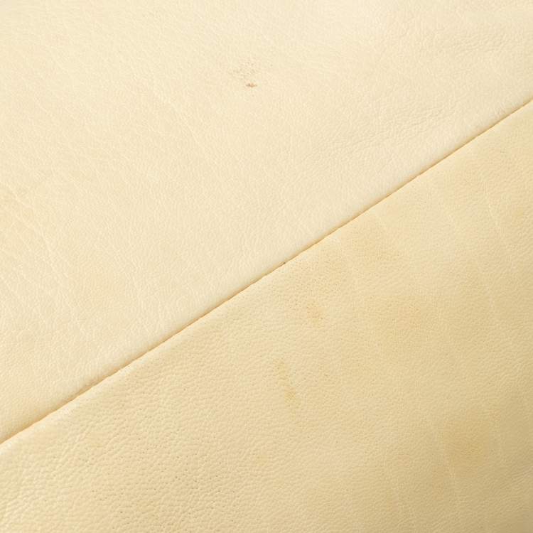 مملوكة مسبقًا Chloe Cream Leather Medium Ethel Satchel