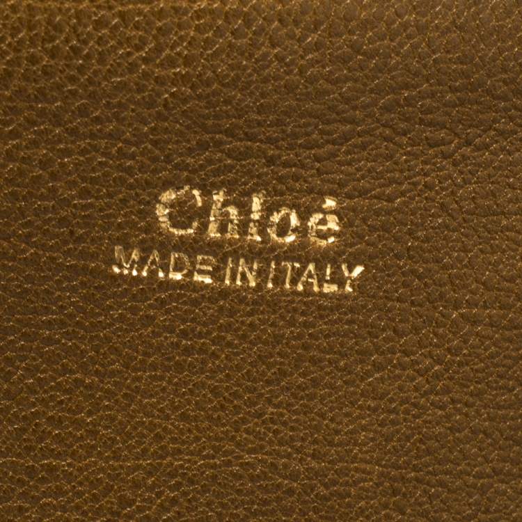 Pre Owned Chloe Tri Color Leather Drew Saddle Bag