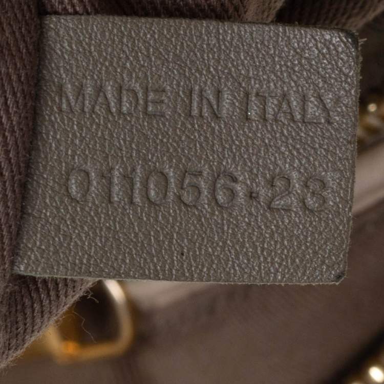 Pre Owned Chloé Light Beige Leather Large Marcie Satchel