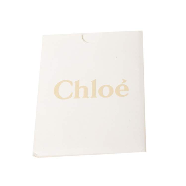 مملوكة مسبقًا Chloé Orange/Burgundy Suede and Leather Colorblock Tassel Tote