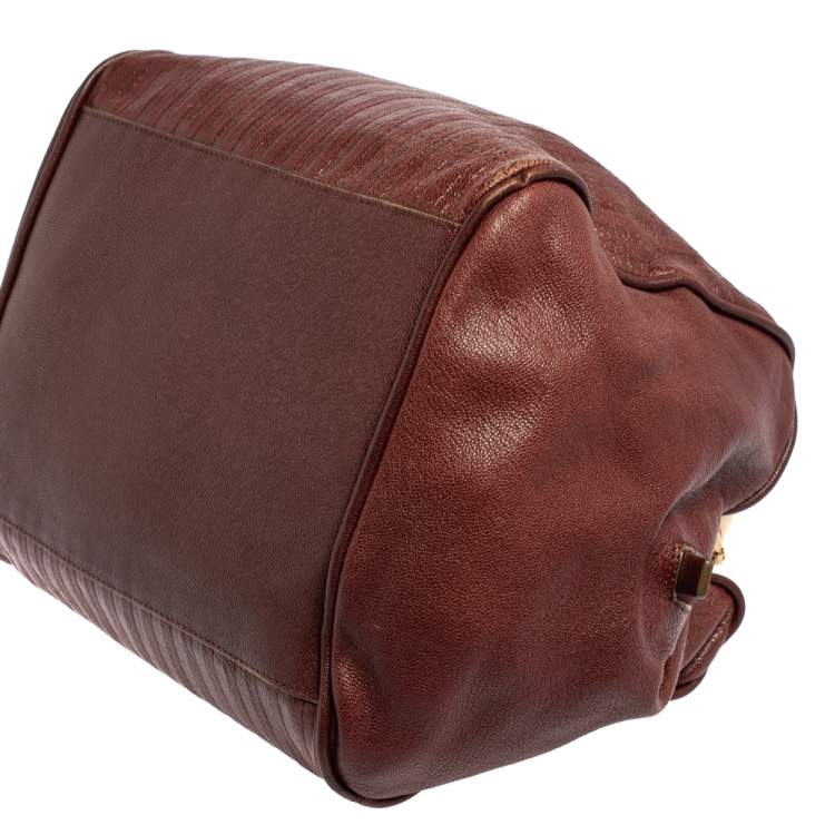 مملوكة مسبقًا Chloe Purple Leather Satchel