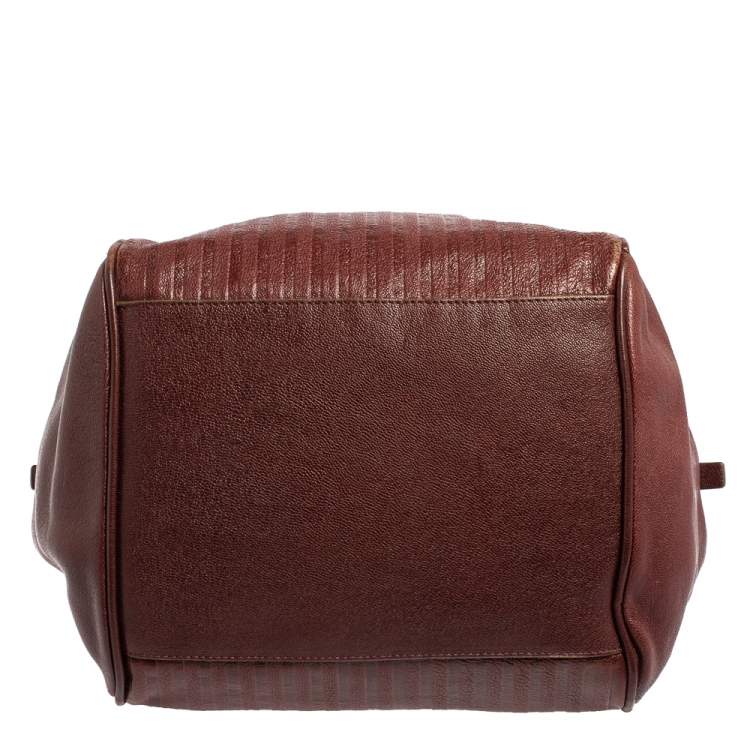 مملوكة مسبقًا Chloe Purple Leather Satchel