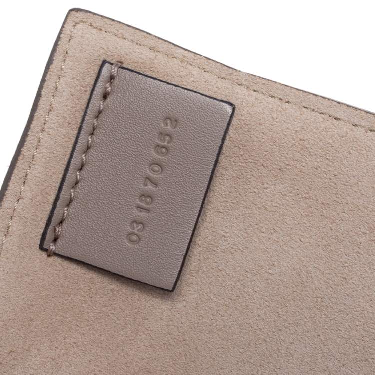 Pre Owned Chloe Beige Leather and Suede Medium Faye Shoulder Bag