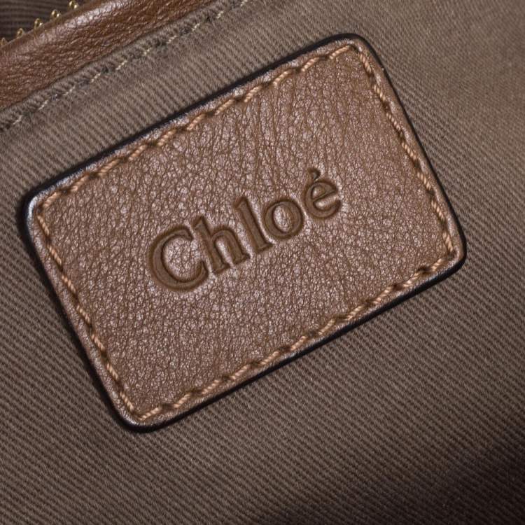 Pre Owned Chloé Brown Leather Large Marcie Satchel