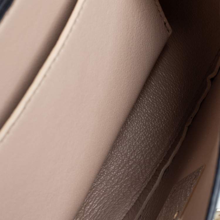Pre Owned Chloé Fresh Blue Python Small Drew Shoulder Bag