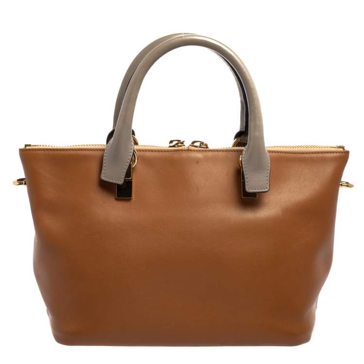 Pre Owned Chloe Multicolor Leather Small Baylee Tote